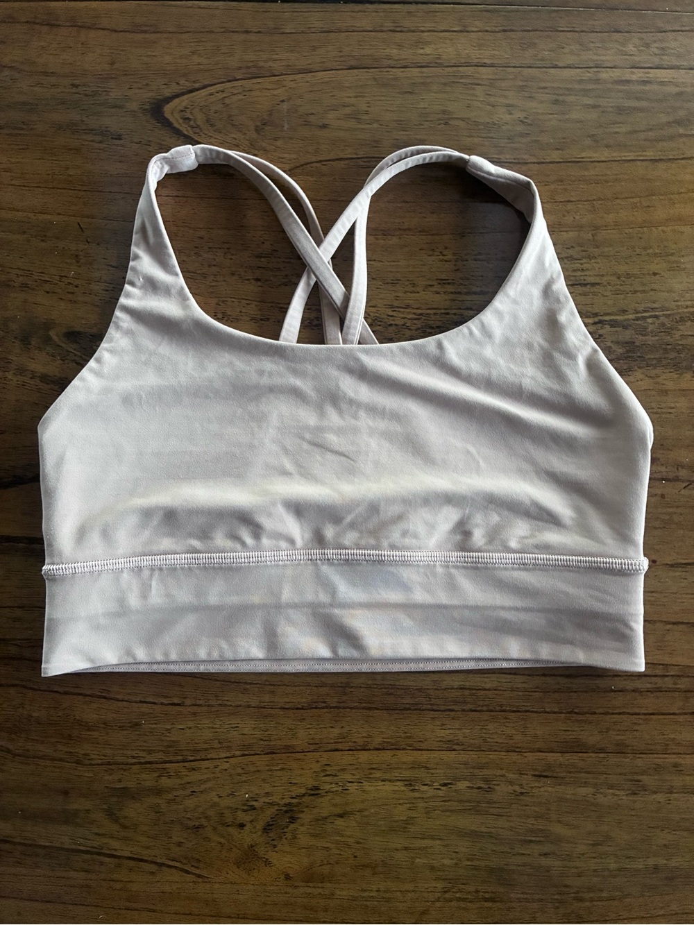 lululemon athletica nude Strappy Back Sports Bra